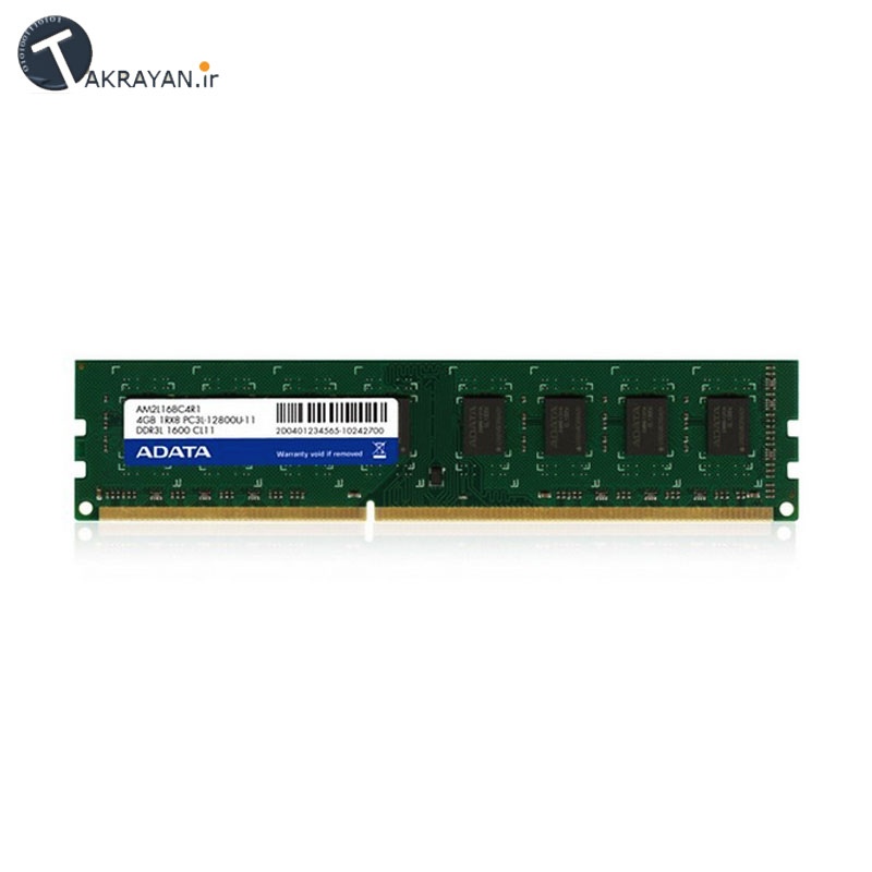 ADATA Premier DDR3L 1600MHz PC3L-12800 Desktop Memory - 4GB